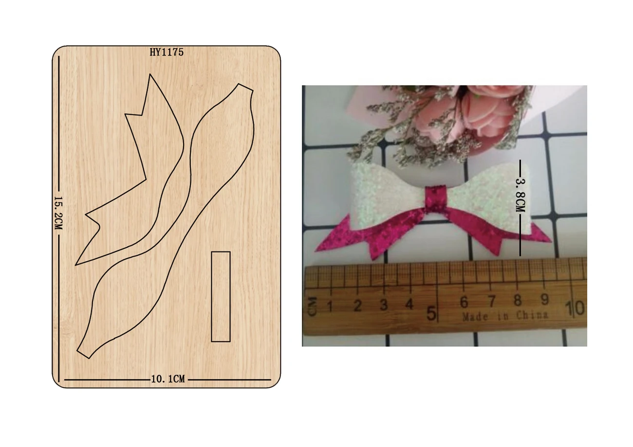 

bow cutting dies 2019 new die cut &wooden dies Suitable for common die cutting machines on the market