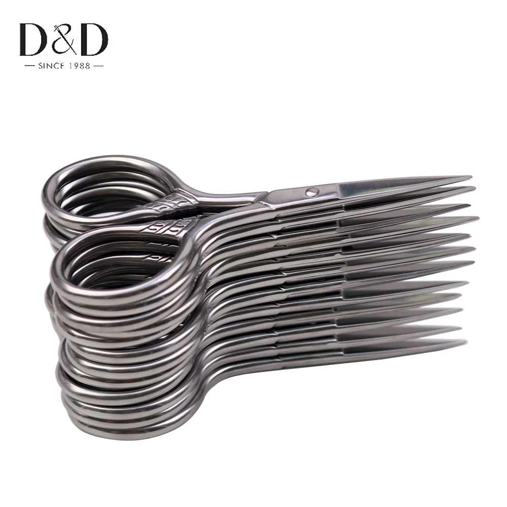

D&D 10pcs European Retro Sewing Tailor Scissors Dressmaking Shears Cross-stitch Stainless Steel Sewing Scissors