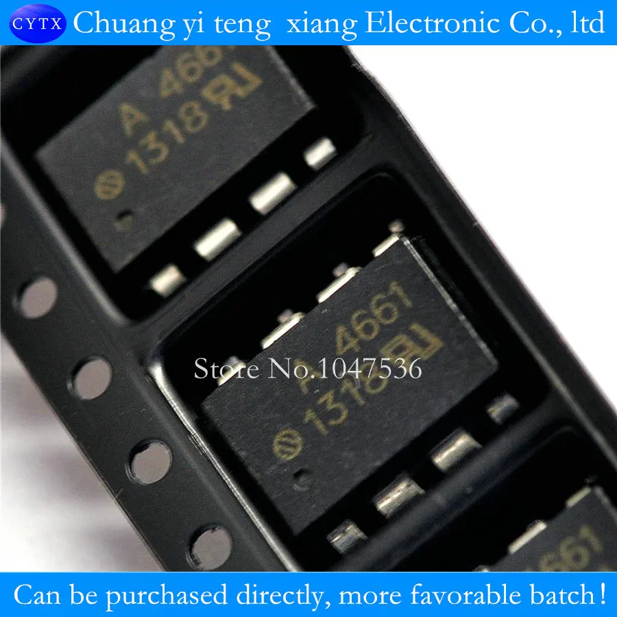 Light муфта A4661 HCPL-4661 патч SOP8 оптоизолятор фотоэлектрическая 10 шт./лот | Электронные