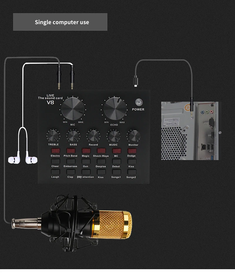 BM 800, Студийный микрофон, конденсаторный, караоке, микрофон, профессиональный, емкостный, записывающий, ПК, вокальный, ручной микрофон, подставка для компьютера