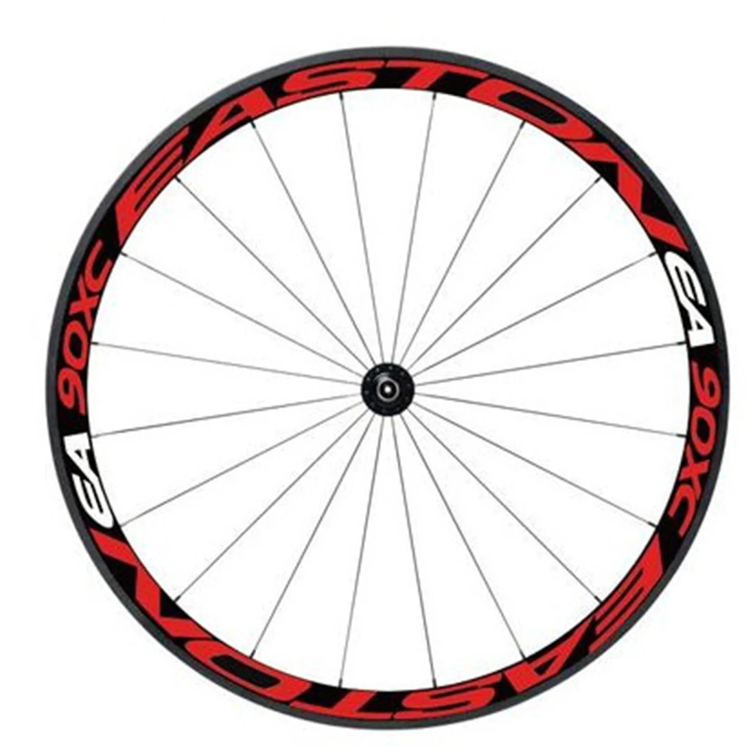 iguardor Bike Bicycle Wheel Rims Light Reflective Stickers Decal - White + Blue