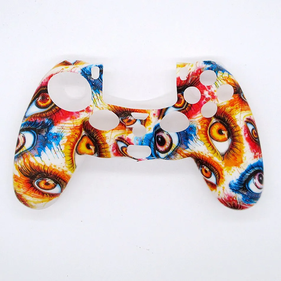 11 цветов чехол для Sony Playstation 4 PS4 Геймпад силиконовый защитный контроллера