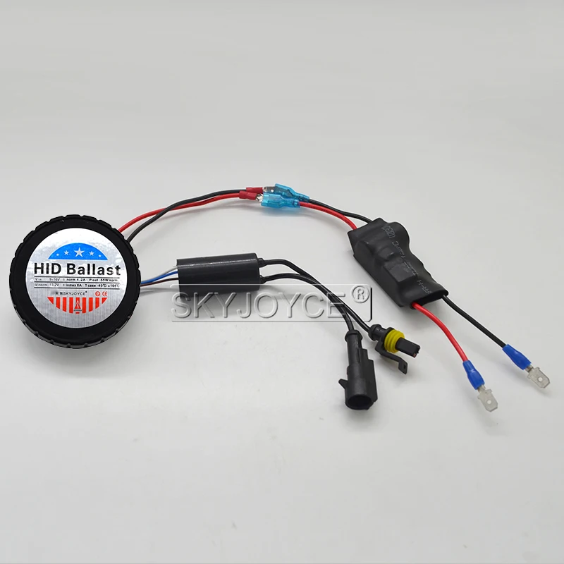 SKYJOYCE 55 Вт Canbus HID балласт 12 в тонкий ксеноновый круглый hid для комплект ксеноновой