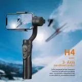 Гибкие светодиодные полосы 3-Axis ручной шарнирный стабилизатор для камеры для iPhone Xs Max Xr X 8 Plus 7 для huawei для samsung S9, 8 открытый держатель телефона PTZ