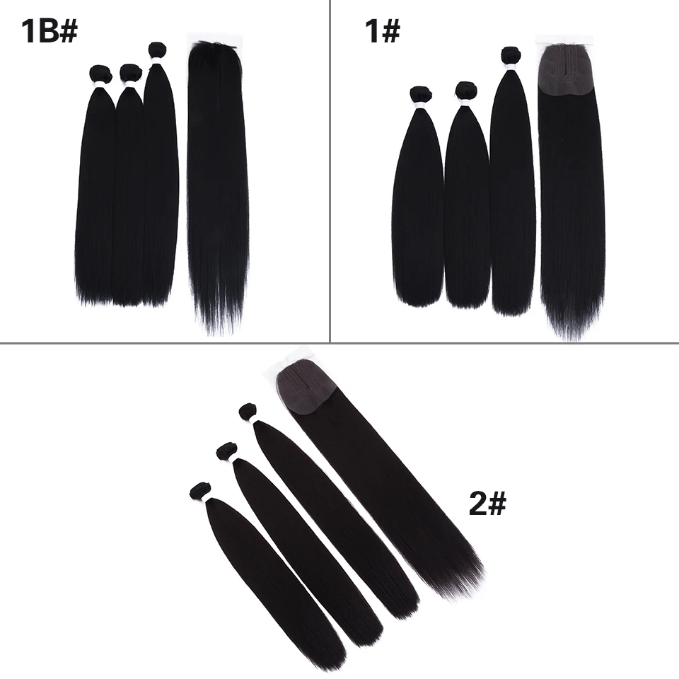 Encerramento Extensão Do Cabelo Yaki Em Linha