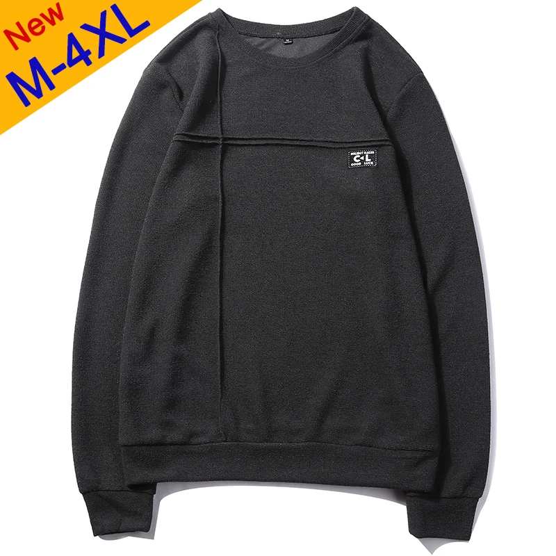 

2019 New Fashion Hoodies Shirts Men Sweatshirts Male Solid Hoody Korean Styele O-Neck Autumn Spring Winter Brand Streetwears