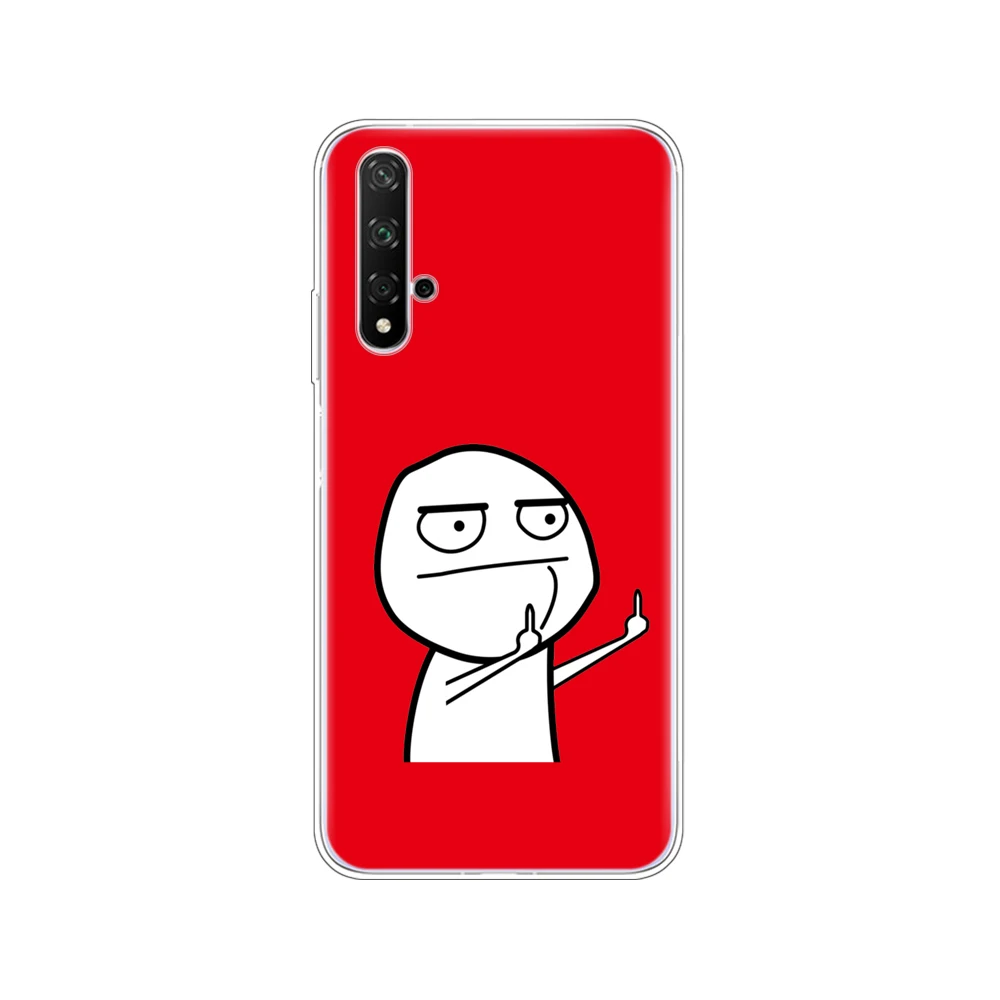 Case On Honor 20 Case Silicon Back Cover Phone Case For Huawei Honor 20 Pro Lite Honor20 YAL-L21 YAL-L41 Luxury Cartoon - Цвет: 11063