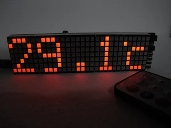 

Electronic Diy soldering kit Electronic Dot matrix led clock geek diy beginner