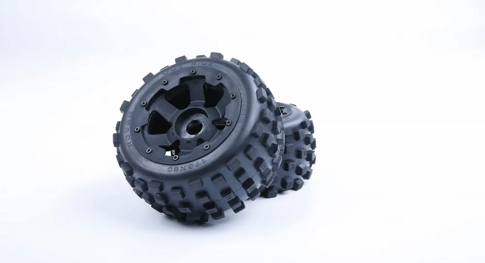 1/5 가스 baja 5B 새로운 노브 비 타이어, 내부 천 및 업그레이드 방수 인서트 폼 95255 1/5 스케일 HPI KM RV Baja 5b ss