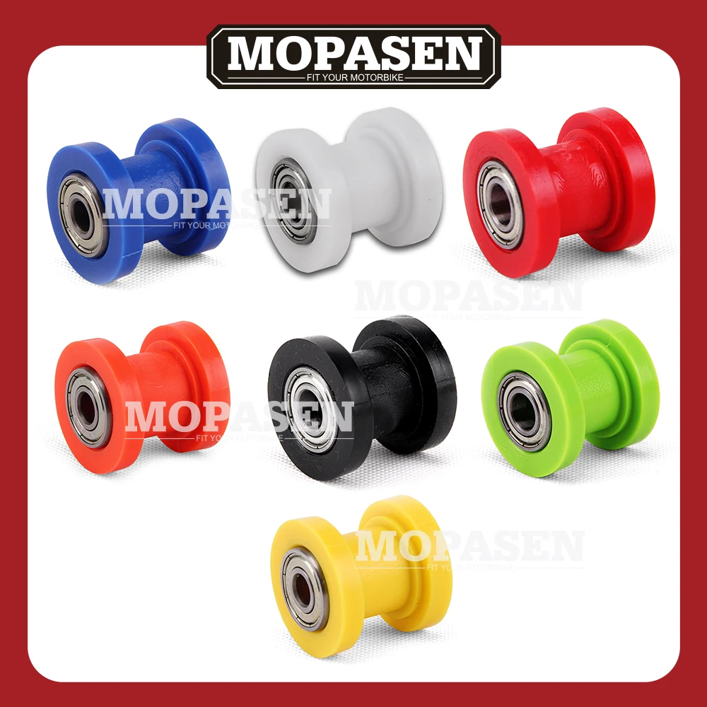 1 pcs Motorcycle Motorbike 8mm 10mm Chain Roller Tensioner Pulley Wheel