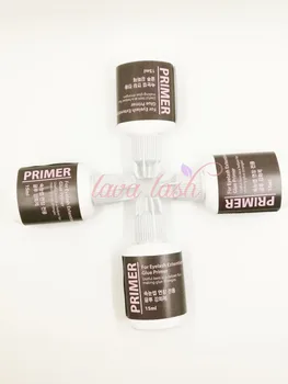 

Free shipping eyelash extension glue primer 4 bottle(15ml)/lot Korea glue primer keep lashes stay longer
