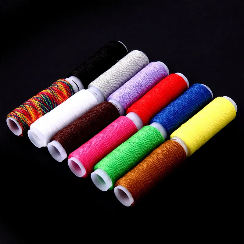 12 рулонов/набор разных цветов швейные нитки DIY Набор нитей для шитья для ручного шитья или швейной машины