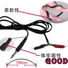 Шнур для татуировочной машинки 190 см длина 6,2 футов Клип-корд для тату-машинки питания для источника питания