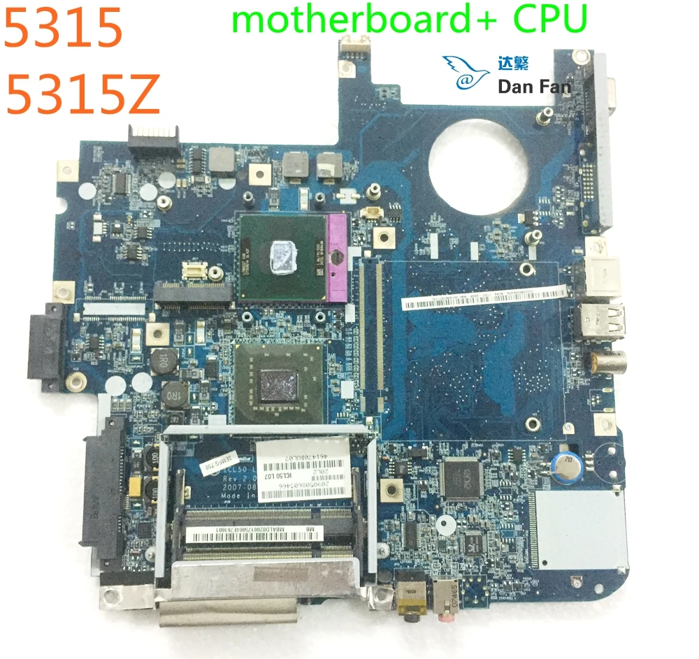 Материнская плата для ноутбука ACER Aspire 5315 5715 5315Z 5715Z модель ICL50 системная 100%