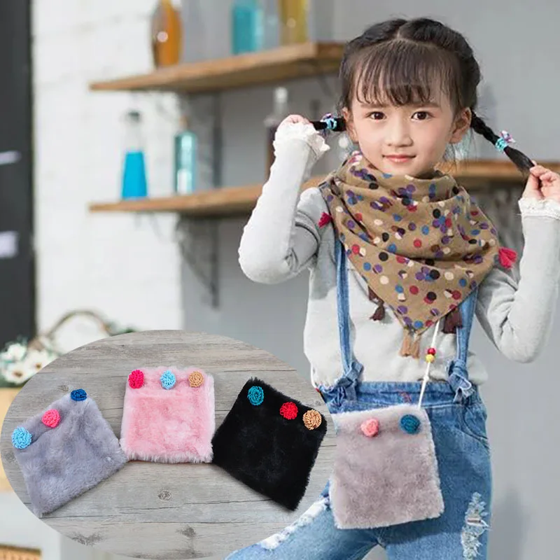 Monsisy Winter Baby Handbag For Girl Shoulder Bag Faux Fur Messenger Bag Coin Purse and Handbag Children Wallet Flower Kid Bag baby-bags-for-girl : image Monsisy Winter Baby Handbag For Girl Shoulder Bag Faux Fur Messenger Bag Coin Purse and Handbag Children Wallet Flower Kid Bag baby-bags-for-girl