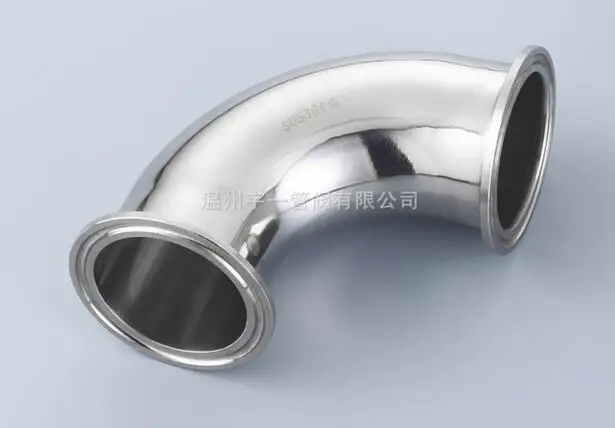 Free shipping 2''(51mm) Sanitary Tri Clamp 45 Degree Elbow SS 304 | Обустройство дома
