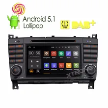 7″ Android 5.1 OS Special Car DVD for Mercedes-Benz CLS-Class W209 2004-2005 & CLK-Class W209 2004-2005 & C-Class W203 2004-2007