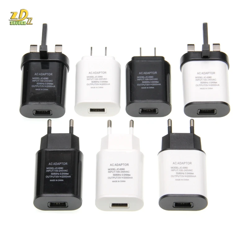 US $418.81 300pcsLot GOOD Charger 5V 2A EUUSUK Plug Adapter Wall Mobile Phone Charger Portable Charge For Samsung Xiaomi Charging Tablet