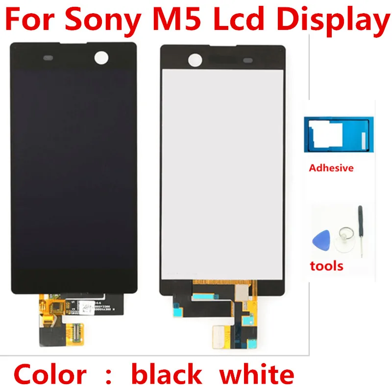 

For Sony Xperia M5 LCD Display+Touch Screen+Frame Digitizer Assembly E5603 E5606 E5653 E5633 For SONY M5 LCD Replacement Parts