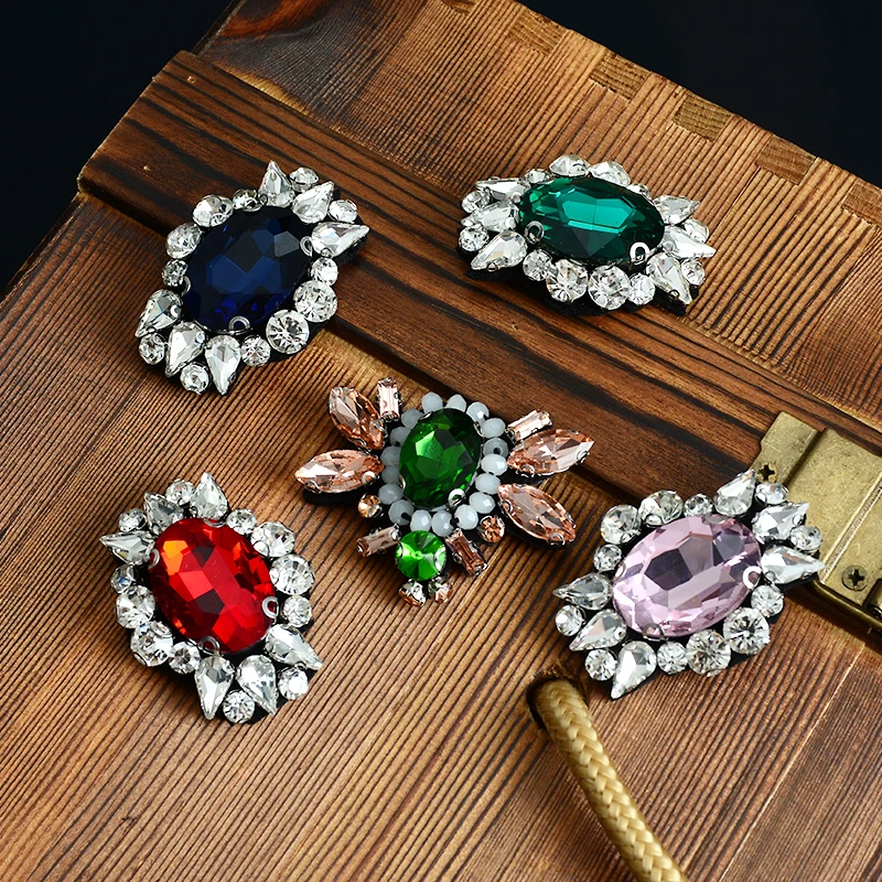 

10 штук, ручная работа, искусственная кожа для одежды, нашивка в виде короны, Пришивные серьги, аппликация