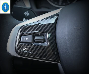 

Yimaautotrims Auto Accessory Front Steering Wheel Frame Cover Trim 2 Pcs Accessories Fit For BMW X1 F48 2016 2017 2018 2019 2020