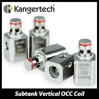 

Original 5pcs Kanger Subtank Vertical OCC Coil Head 1.5ohm 1.2ohm 0.5ohm Electronic Cigarette for Subtank Atomizer Vape Tank