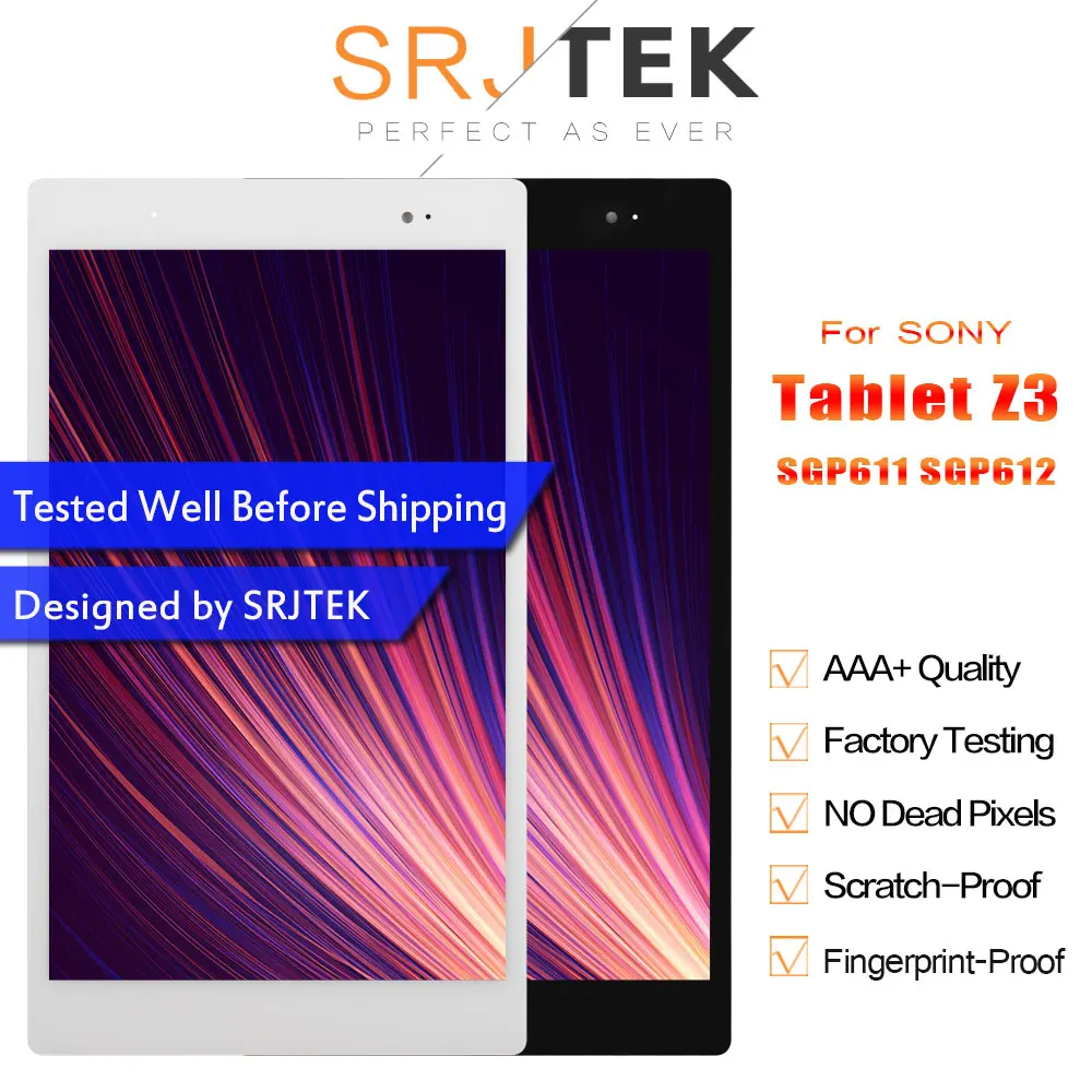 ЖК дисплей для Sony Xperia Tablet Z3 SGP611 SGP612 SGP621 сенсорный экран матрица дигитайзер в сборе