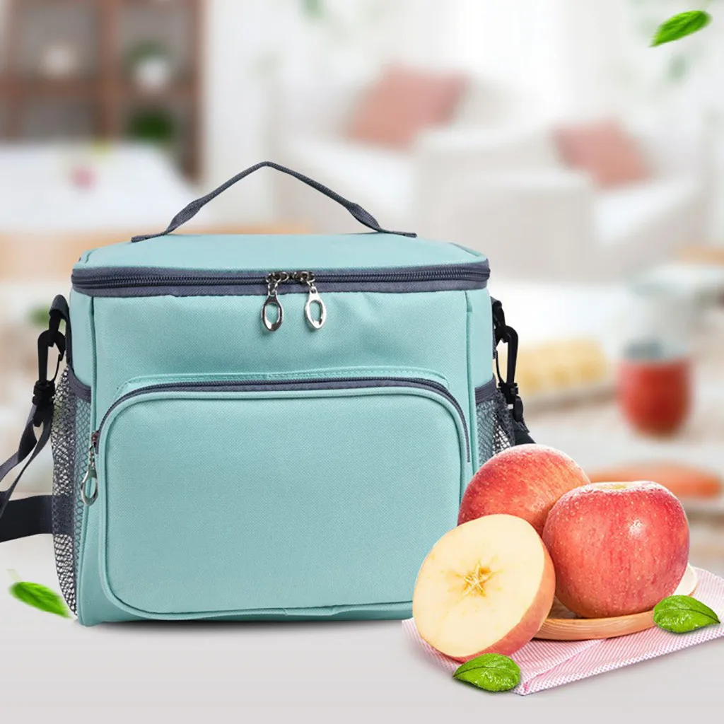 Lunchbags Draagbare Thermische Reizen Picknick Lunchbox Opbergtas водонепроницаемая сумка для переноски