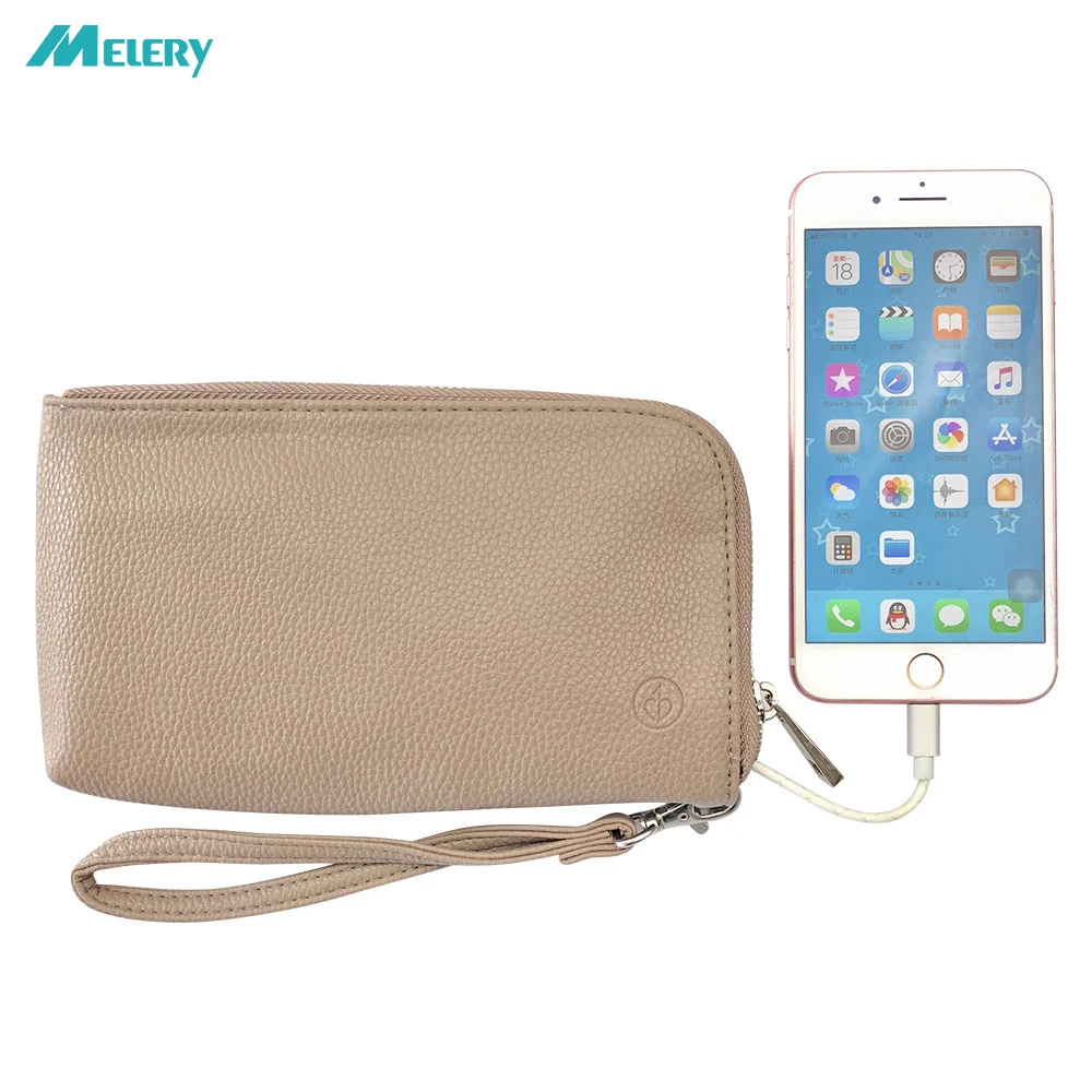 Wallet USB Charger Power Bank Clutches Power Portable Handbag Charger