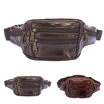 

Hot Retro Men Faux Leather Sling Bag Travel Sport Crossbody Waist Phone Pouch Pack