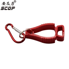 Пластик перчатки держатель Клип пом multi Цвет гвардии Прихватки для мангала перчатка клип для работы Прихватки для мангала алюминиевый сплав Карабин