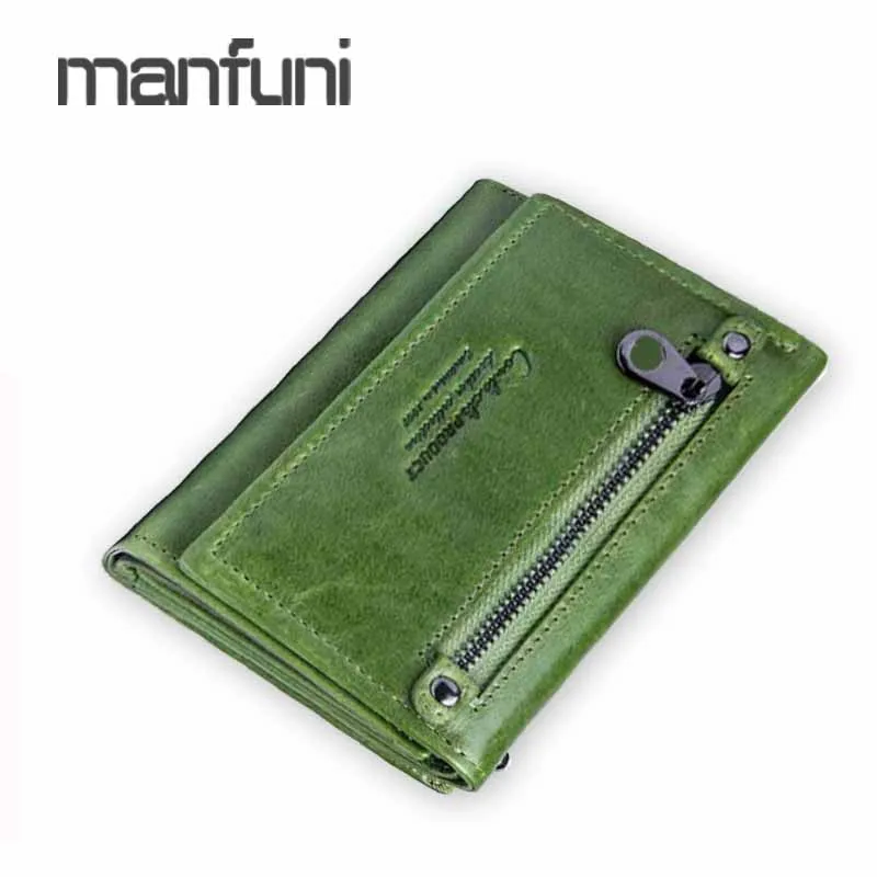 

Genuine Leather Women Wallet Trifold High Capacity Short Wallets Coin Hasp Leather Wallet Female Small Purse Money Bag For Woman