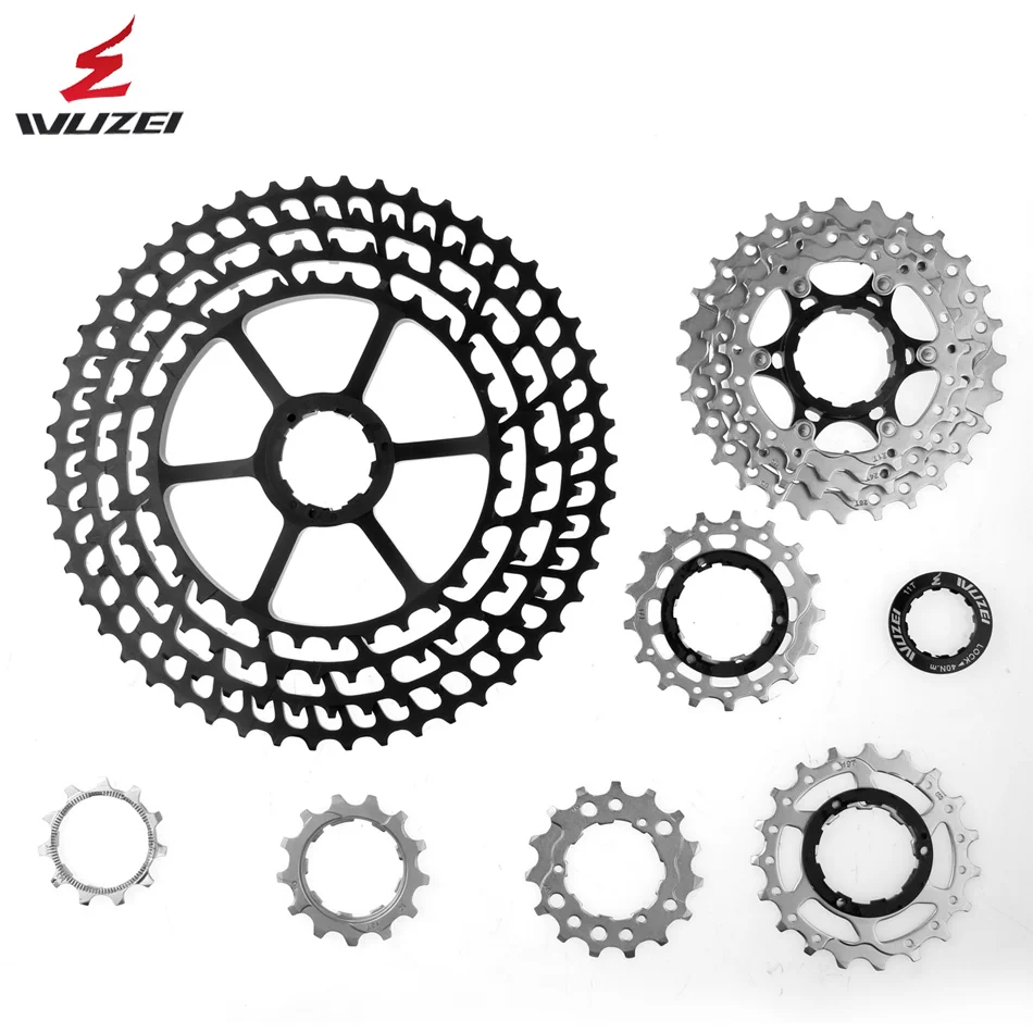 WUZEI MTB 12 Скоростей Freewheel 11-50T pinions 403g кассета Сверхлегкий ЧПУ колесо mmount запчасти для велосипеда