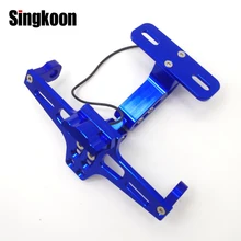 Мотоцикла с ЧПУ номерного держатель рамка Кронштейн светодио дный свет для Yamaha XJR1300 XJ600 XJ6 MT 01 MT 03 MT07 MT09 MT10 YZF-R1 R3 R6