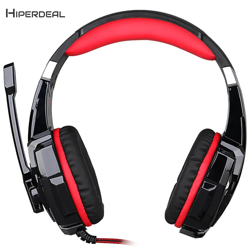 HIPERDEAL G9000 профессиональные игровые наушники Стерео Игровые наушники компьютерная игровая гарнитура микрофон светодиодный светильник Noice Cancel