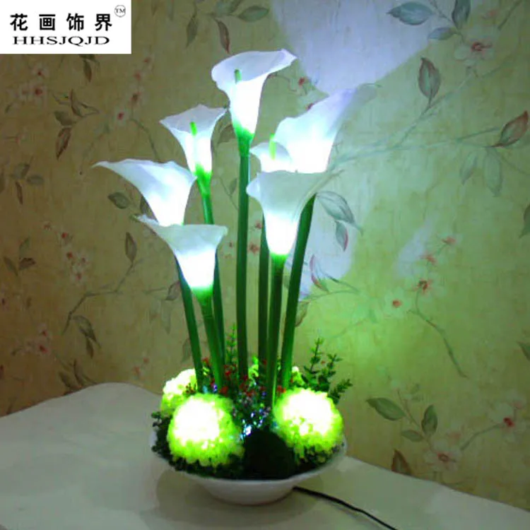 calla lily table lamp