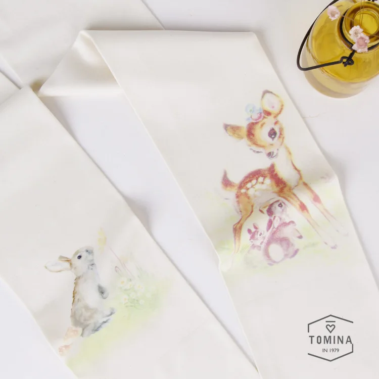 

Japanese soft sister lolita Mori Forest Department Deer Print Pantyhose Leggings l Socks White stockings Summer