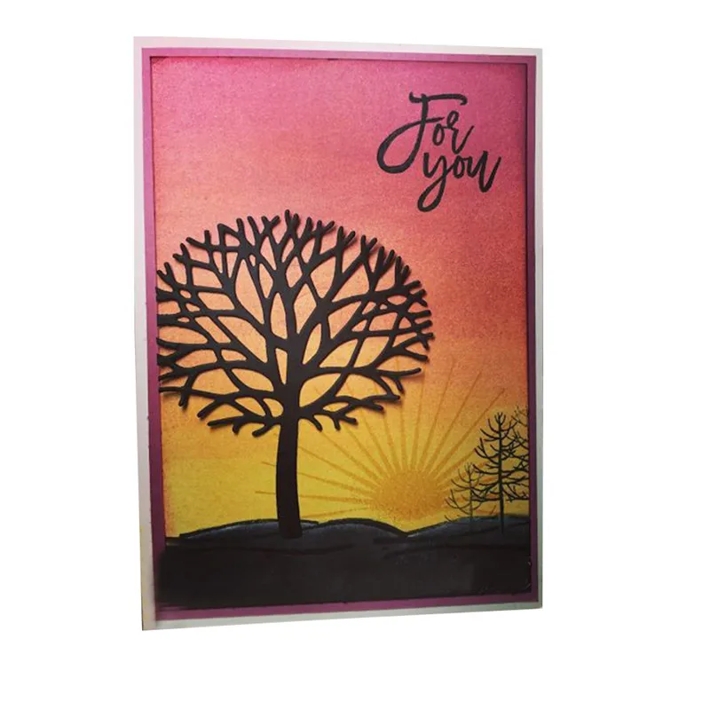 

New Arrival Tree Element Metal Cutting Dies for Dies Scrapbooking Card Making Album Embossing Card Decoration DIY Craft Die Cuts