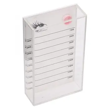 

Grafting Eyelash Transparent Box False Eyelashes Glue Pallet Holder Makeup Display Container Fake Eyelashes Display Holder