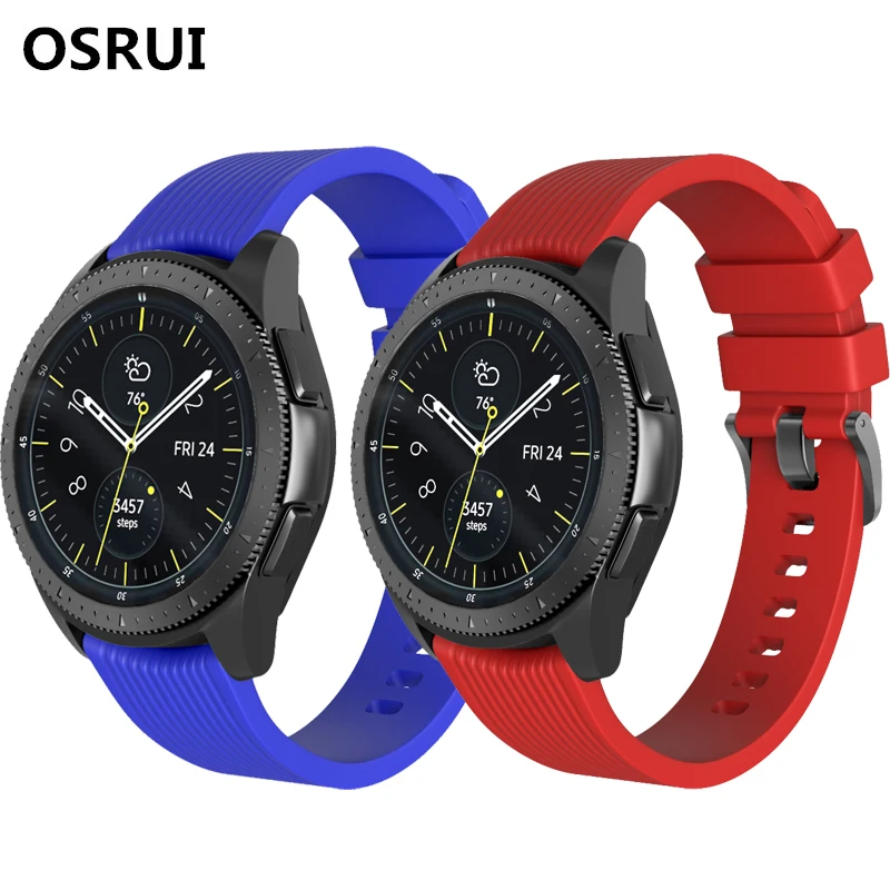 OSRUI Шестерни S3 ремешок для samsung Galaxy часы 46 мм 42 band S 3 классических S2 20 22 спортивный