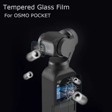 DJI OSMO Pocket Accessories Tempered Glass Screen Protector Film + TPU Lens Film for DJI OSMO Pocket Handheld Gimbal Stabilizer