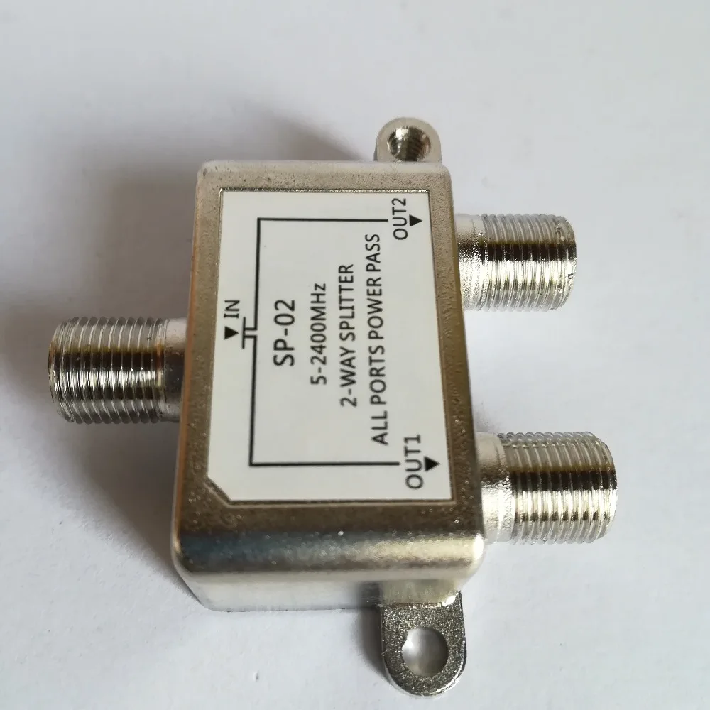 1 input 2 output Satellite Splitter with factory pricein Satellite TV