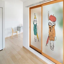 Матовый электростатического стекла фольги ванная комната окна раздвижные двери солнцезащитный крем декоративное стекло наклейки 66