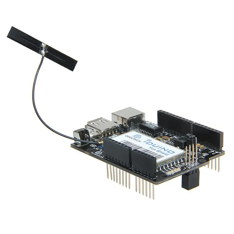 Linux, WiFi, Ethernet(локальная сеть), USB, All-in-one Yun Shield совместимый с Arduino Leonardo, UNO, Mega2560, Duemilanove