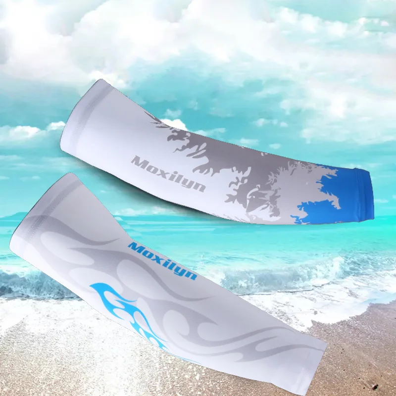 1 Pair Breathable Quick Dry UV Protection Running Arm Sleeves Basketball Elbow Pad Fitness Armguards Sports Cycling Arm Warmers 1 Pair Breathable Quick Dry UV Protection Running Arm Sleeves Basketball Elbow Pad Fitness Armguards Sports Cycling Arm Warmers
