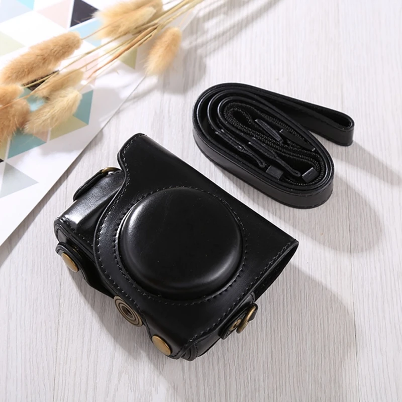 PULUZ for Canon G9X / II case leather Full Body Camera PU Leather Case Bag with Strap | Электроника