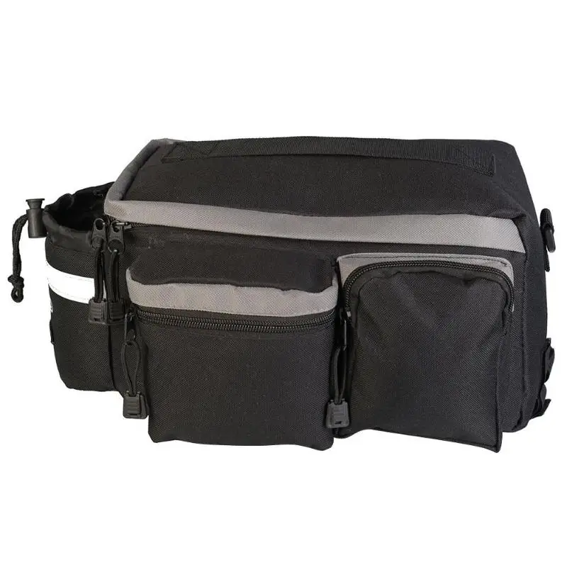 Cheap ROSWHEEL 6L Bicycle Rear Rack Shelf Bag Pannier Pack Shoulder Handbag MTB Bike Road Bicycle Rear Rack Bag 9