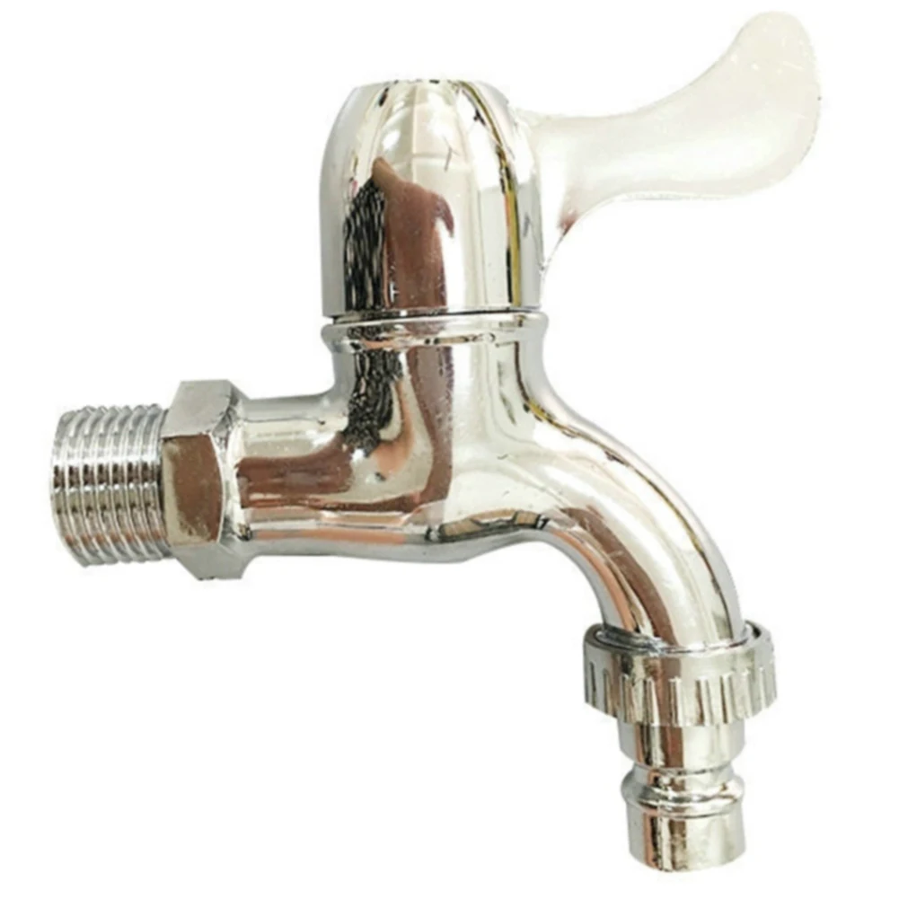 

Quick Opening Faucet Bathroom Spool ABS Plating Cold Water Single Engineering Plastic Taps Garden Washing Machine Wall Mounted