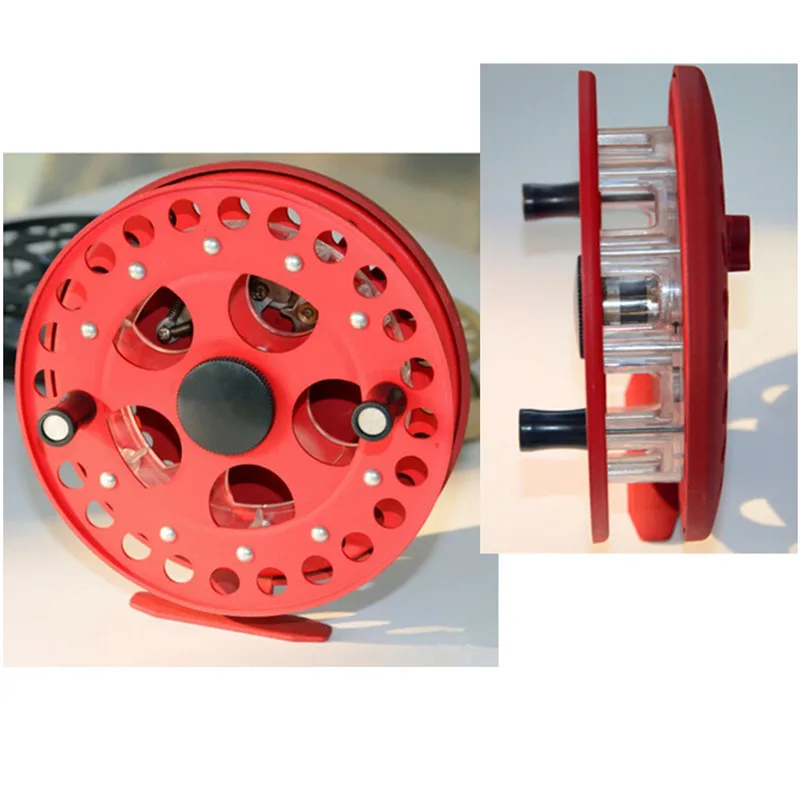 1 pcs Aluminum bearing Fly Fish Reel Ice Fishing Vessel Wheel hf125 ice
