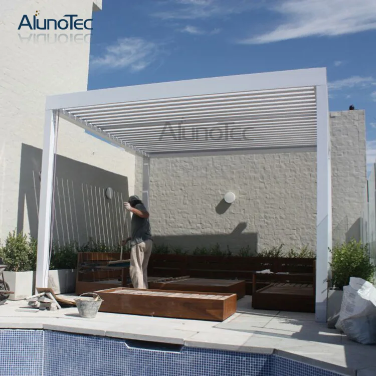 

Motorised Operating Aluminium Louver Roof for Size 4m x 3m x 3m